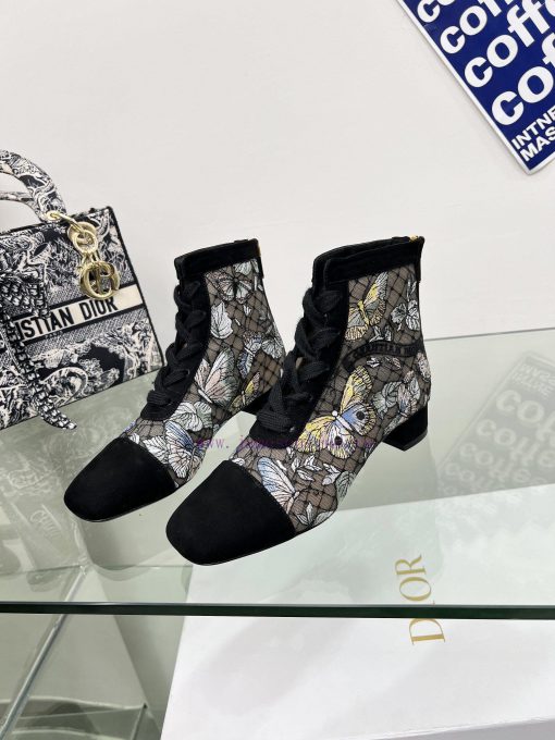 Follow the bootsJ'ADIOR Embroidered Jacquard Mesh Boots Dior 2023 Spring/Summer Latest Color7b70njx1 - Image 7