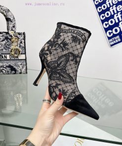 Follow the bootsJ'ADIOR Embroidered Jacquard Mesh Boots Dior 2023 Spring/Summer Latest Coloratfjnldy
