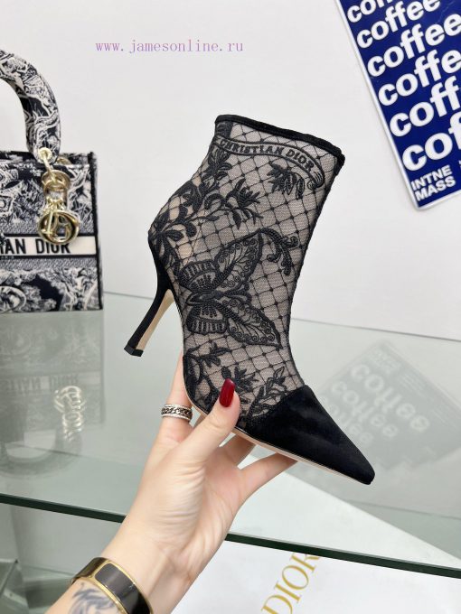Follow the bootsJ'ADIOR Embroidered Jacquard Mesh Boots Dior 2023 Spring/Summer Latest Coloratfjnldy