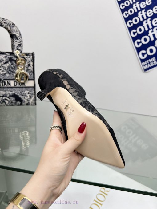 Follow the bootsJ'ADIOR Embroidered Jacquard Mesh Boots Dior 2023 Spring/Summer Latest Coloratfjnldy - Image 10