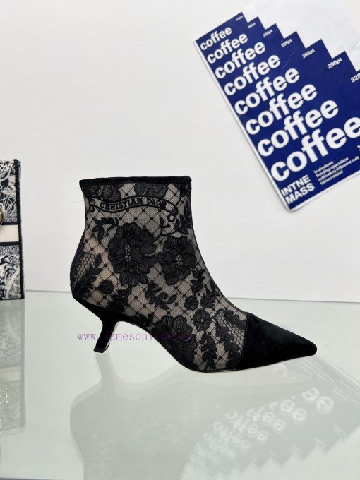 Follow the bootsJ'ADIOR Embroidered Jacquard Mesh Boots Dior 2023 Spring/Summer Latest Color86wpfhlz - Image 6