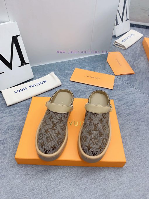 2024- LOUIS VUITTON | Louis Vuitton Latest Fashion Casual Half Slippers~Purchasing Grade Seavlvpbfla - Image 3