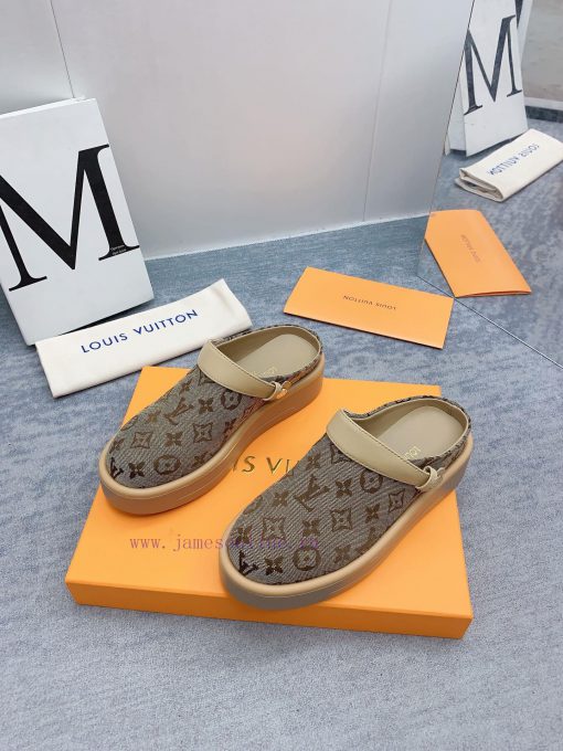 2024- LOUIS VUITTON | Louis Vuitton Latest Fashion Casual Half Slippers~Purchasing Grade Seavlvpbfla - Image 4