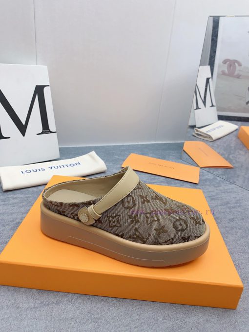 2024- LOUIS VUITTON | Louis Vuitton Latest Fashion Casual Half Slippers~Purchasing Grade Seavlvpbfla - Image 5