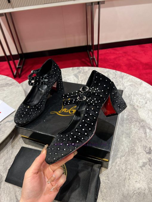 Mary Jane loose diamonds ︎ ️French retro signature item - Mary Jane shoes, highlighting uniqehiqdp0m - Image 4