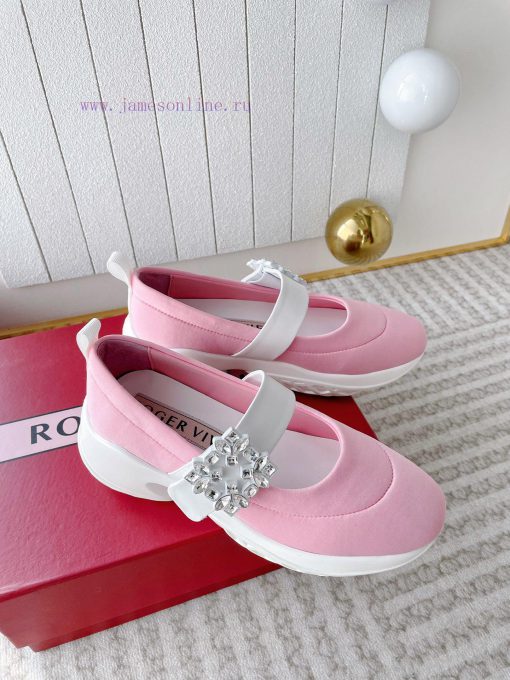 In early spring 2024, the new Viv 'Run diamond buckle fabric sports shoes Tang Yanlin Yunlinjoi7i8f6 - Image 3