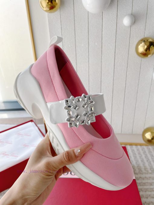 In early spring 2024, the new Viv 'Run diamond buckle fabric sports shoes Tang Yanlin Yunlinjoi7i8f6 - Image 5