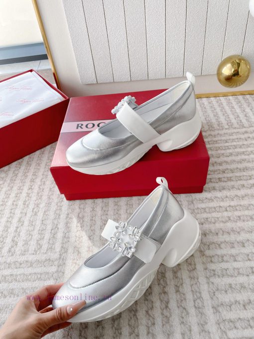 In early spring 2024, the new Viv 'Run diamond buckle fabric sports shoes Tang Yanlin Yunlinaxf2o3ya - Image 7