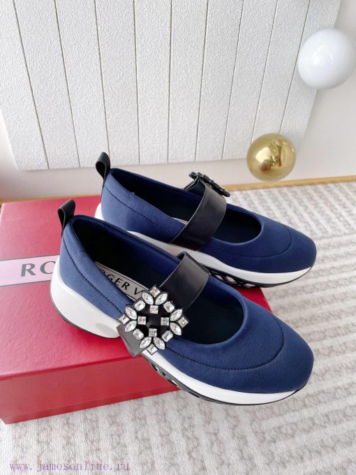 In early spring 2024, the new Viv 'Run diamond buckle fabric sports shoes Tang Yanlin Yunlinwpd3tm0f - Image 3