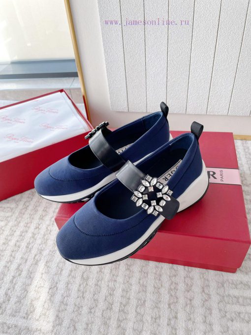 In early spring 2024, the new Viv 'Run diamond buckle fabric sports shoes Tang Yanlin Yunlinwpd3tm0f - Image 4