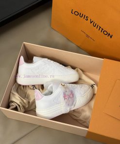 LV 2024 new thick soled white shoesAuthentic purchase, original version one-to-oneTop qualitpk91uuvt