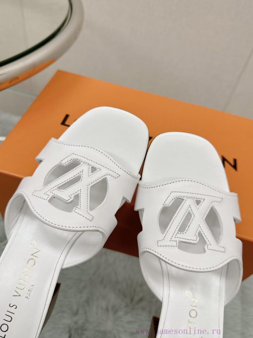 -Top qualityLoui Vuitton's new hollowed out slippersInterpreting timeless elegant designs wimmd60d7m - Image 7