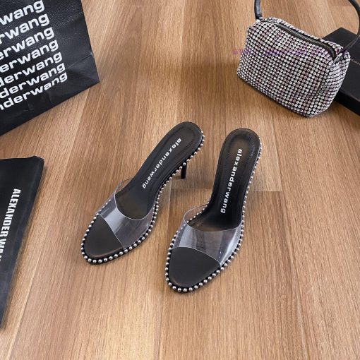 Alexander Wang Alexander King's high-quality original material high-heeled sandals Original t82rzov2 - Image 4
