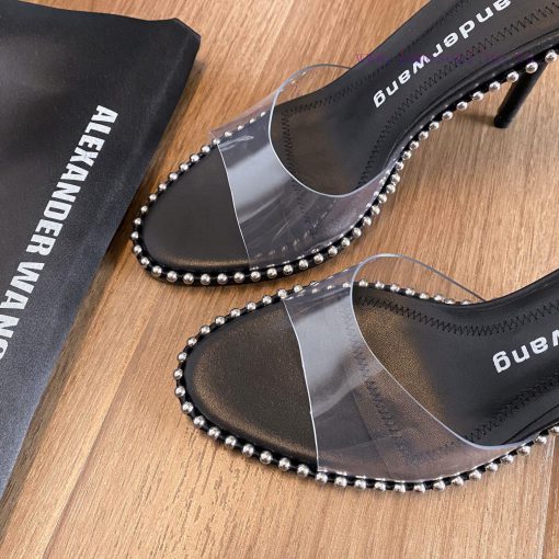 Alexander Wang Alexander King's high-quality original material high-heeled sandals Original t82rzov2 - Image 8