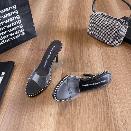 Alexander Wang Alexander King's high-quality original material high-heeled sandals Original t82rzov2 - Image 10