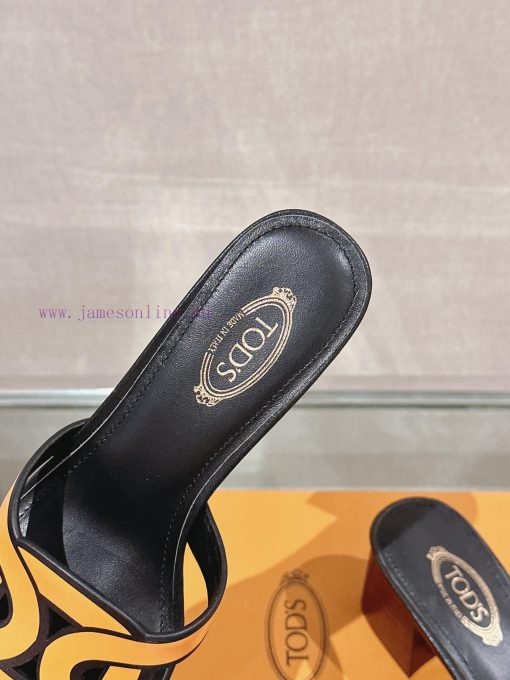 -24Ss new Tod * buckle thick heel slippersThis sandal is made of soft leather, cut into the 6ssug55z - Image 9