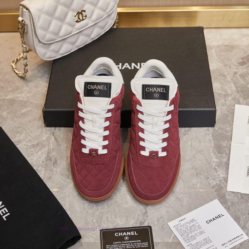 Chanel -2024 Top Casual SneakersThis classic design features a shoe upper with a variety of rw3tfpuk - Image 6