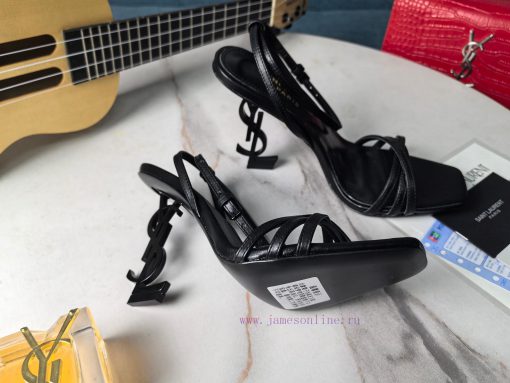 Mi 2024 Early Spring New CollectionThe top Saint Laurent YSL logo and high-heeled sandals arg25t5gbn - Image 4