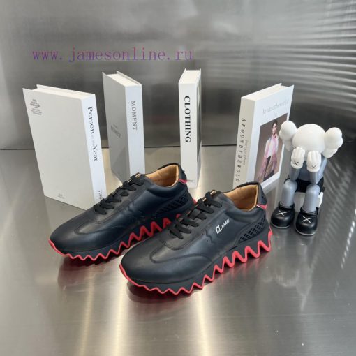 ╔ 🦈 All black shark sole ╗️Top level customized version𝑪𝒉𝒓𝒊𝒔𝒕𝒊𝒂𝒏 𝑳𝒐𝒖𝒃𝒐𝒖𝒕𝒊𝒏Whether it's the l8a6wrhbo
