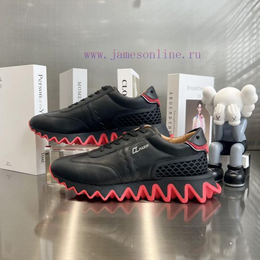 ╔ 🦈 All black shark sole ╗️Top level customized version𝑪𝒉𝒓𝒊𝒔𝒕𝒊𝒂𝒏 𝑳𝒐𝒖𝒃𝒐𝒖𝒕𝒊𝒏Whether it's the l8a6wrhbo - Image 4