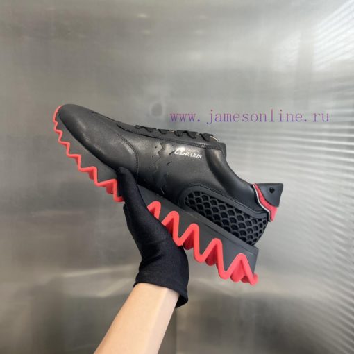 ╔ 🦈 All black shark sole ╗️Top level customized version𝑪𝒉𝒓𝒊𝒔𝒕𝒊𝒂𝒏 𝑳𝒐𝒖𝒃𝒐𝒖𝒕𝒊𝒏Whether it's the l8a6wrhbo - Image 6