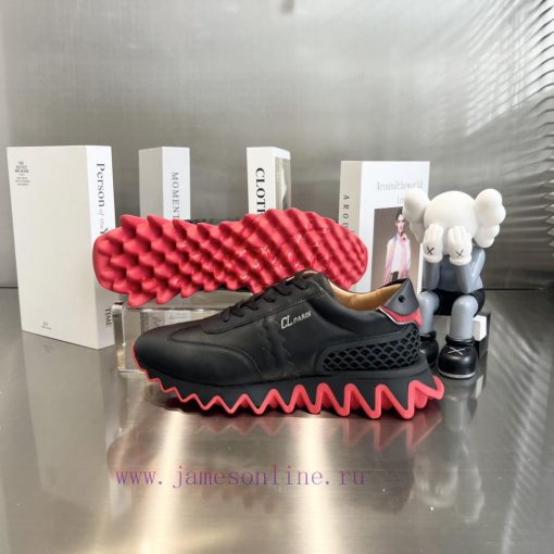 ╔ 🦈 All black shark sole ╗️Top level customized version𝑪𝒉𝒓𝒊𝒔𝒕𝒊𝒂𝒏 𝑳𝒐𝒖𝒃𝒐𝒖𝒕𝒊𝒏Whether it's the l8a6wrhbo - Image 10