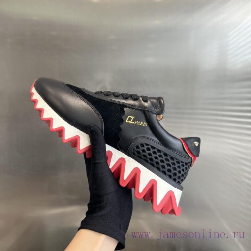 ╔ 🦈 Black and white shark bottom ╗️Top level customized version𝑪𝒉𝒓𝒊𝒔𝒕𝒊𝒂𝒏 𝑳𝒐𝒖𝒃𝒐𝒖𝒕𝒊𝒏Whether itmm647d1g - Image 5