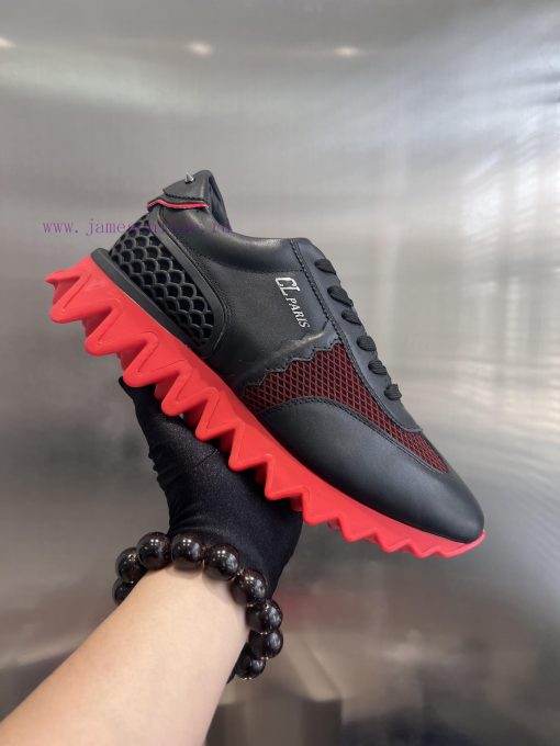 ╔ 🦈 Grid Red Bottom Shark Bottom ╗️Top level customized version𝑪𝒉𝒓𝒊𝒔𝒕𝒊𝒂𝒏 𝑳𝒐𝒖𝒃𝒐𝒖𝒕𝒊𝒏Whether itx65y1ulp - Image 6