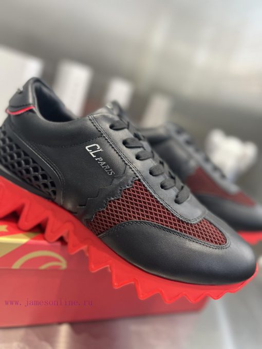 ╔ 🦈 Grid Red Bottom Shark Bottom ╗️Top level customized version𝑪𝒉𝒓𝒊𝒔𝒕𝒊𝒂𝒏 𝑳𝒐𝒖𝒃𝒐𝒖𝒕𝒊𝒏Whether itx65y1ulp - Image 7