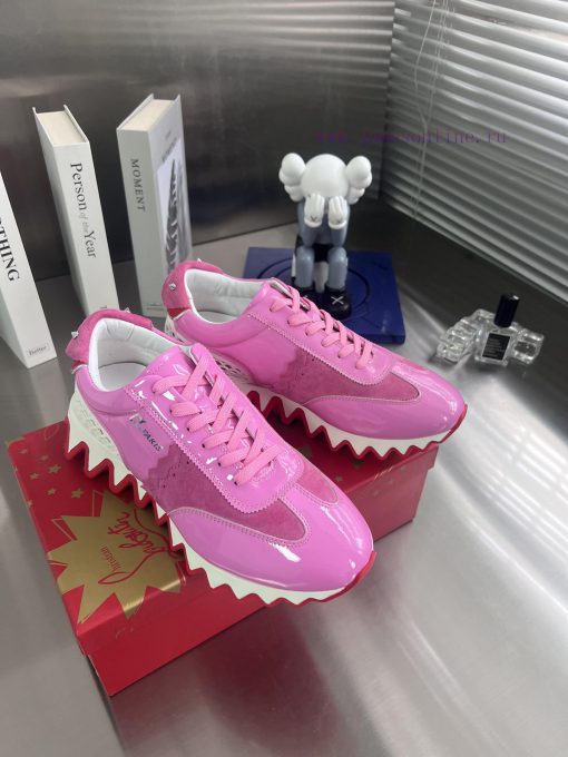 ╔ Pink Splicing Shark Bottom ╗️Top level customized version𝑪𝒉𝒓𝒊𝒔𝒕𝒊𝒂𝒏 𝑳𝒐𝒖𝒃𝒐𝒖𝒕𝒊𝒏Whether it's t4mkhrs88 - Image 3