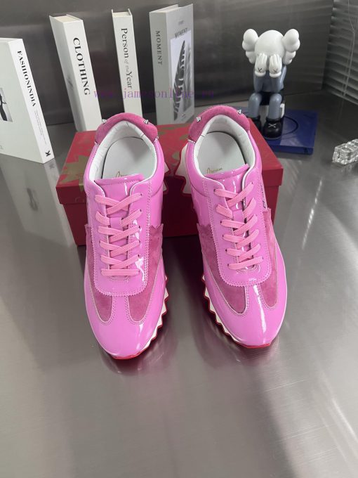 ╔ Pink Splicing Shark Bottom ╗️Top level customized version𝑪𝒉𝒓𝒊𝒔𝒕𝒊𝒂𝒏 𝑳𝒐𝒖𝒃𝒐𝒖𝒕𝒊𝒏Whether it's t4mkhrs88 - Image 4