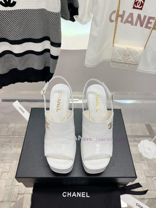 𝗖𝗛𝗔𝗡𝗘𝗟 Fashion Show Coarse Heel Water Platform Sandals Popular Running Single Explosive Prodmmly65eq - Image 3