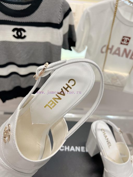 𝗖𝗛𝗔𝗡𝗘𝗟 Fashion Show Coarse Heel Water Platform Sandals Popular Running Single Explosive Prodmmly65eq - Image 7