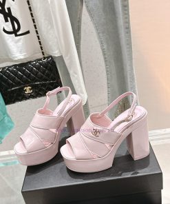 𝗖𝗛𝗔𝗡𝗘𝗟 Fashion Show Coarse Heel Water Platform Sandals Popular Running Single Explosive Prod4sqfq5o5