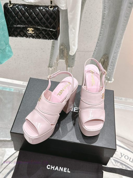 𝗖𝗛𝗔𝗡𝗘𝗟 Fashion Show Coarse Heel Water Platform Sandals Popular Running Single Explosive Prod4sqfq5o5 - Image 3