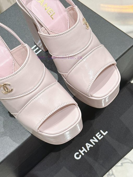 𝗖𝗛𝗔𝗡𝗘𝗟 Fashion Show Coarse Heel Water Platform Sandals Popular Running Single Explosive Prod4sqfq5o5 - Image 8