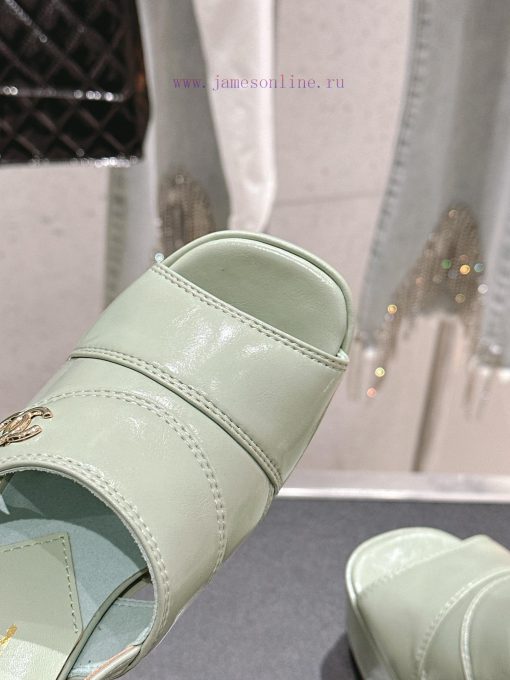 𝗖𝗛𝗔𝗡𝗘𝗟 Fashion Show Coarse Heel Water Platform Sandals Popular Running Single Explosive Prodzkuh0556 - Image 8