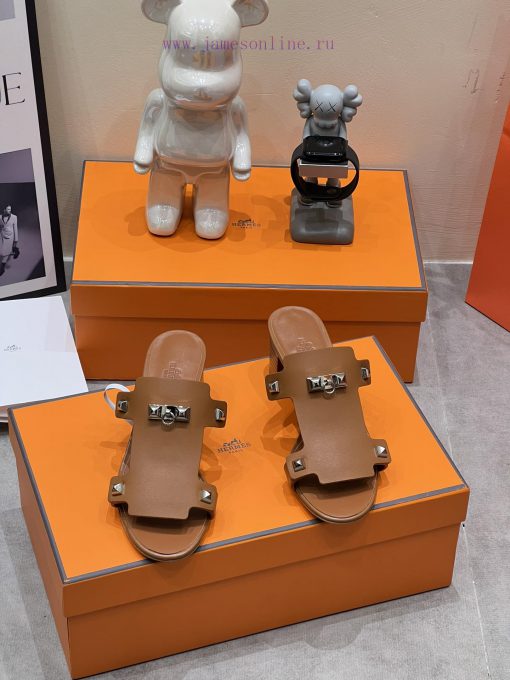 Top 2024 Hermes ® The purest handmade product in the market-Shoe upper made of imported Ital4iz54yim - Image 3