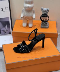 top-levelH Home 2024 SS New HERME * S Recently Popular Sandals Paired with Various Colored Svnnsxx7r