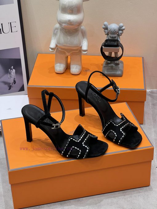 top-levelH Home 2024 SS New HERME * S Recently Popular Sandals Paired with Various Colored Svnnsxx7r - Image 3