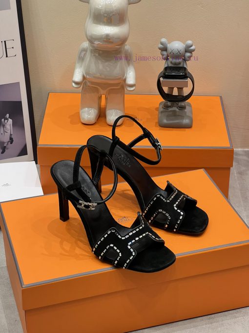 top-levelH Home 2024 SS New HERME * S Recently Popular Sandals Paired with Various Colored Svnnsxx7r - Image 4