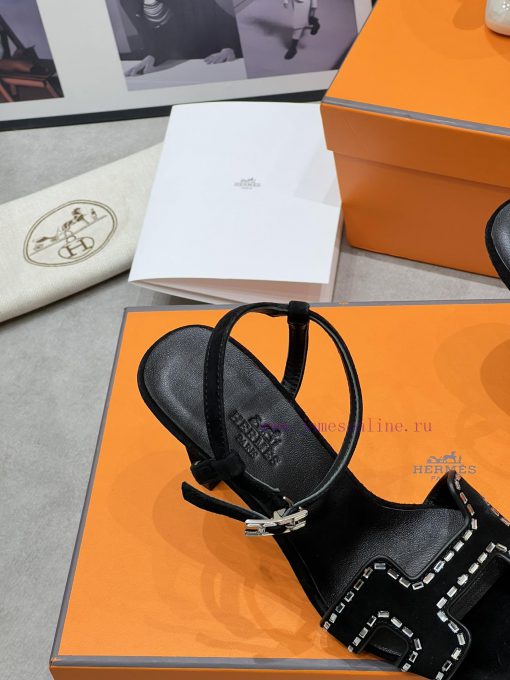 top-levelH Home 2024 SS New HERME * S Recently Popular Sandals Paired with Various Colored Svnnsxx7r - Image 9