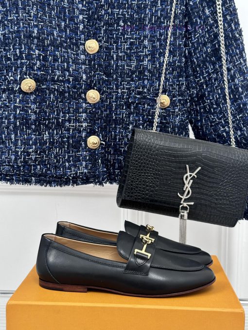 Tods Classic Coarse Heel Horseneck BuckleLefu shoesSignature T-shaped buckle, simple and exql1ssxfgi - Image 2