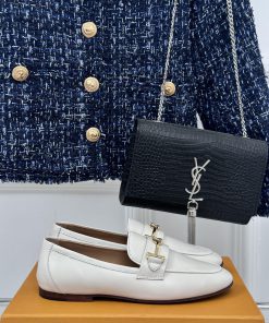 Tods Classic Coarse Heel Horseneck BuckleLefu shoesSignature T-shaped buckle, simple and exqaaulf8ih