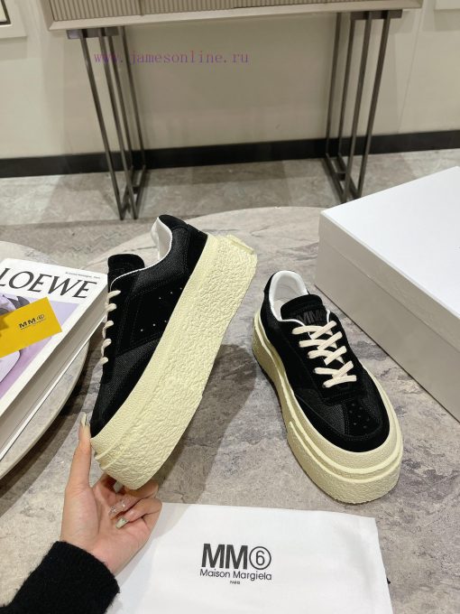 𝐌𝐚𝐢𝐬𝐨𝐧𝐌𝐚𝐫𝐠𝐢𝐞𝐥𝐚 | 𝐌𝐌𝟔 Thick soled German training shoes 24ss new MagiraAnother pair of shofgfr2lox - Image 5