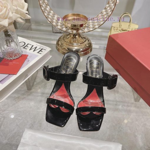 Roger Vivier's new slippers feature a single and double strap design with genuine leather sqhpvjoggx - Image 2