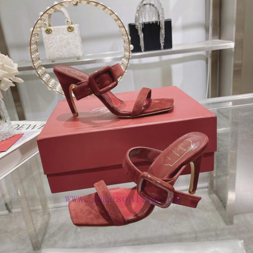 Roger Vivier's new slippers feature a single and double strap design with genuine leather sqlmeytjm4 - Image 5