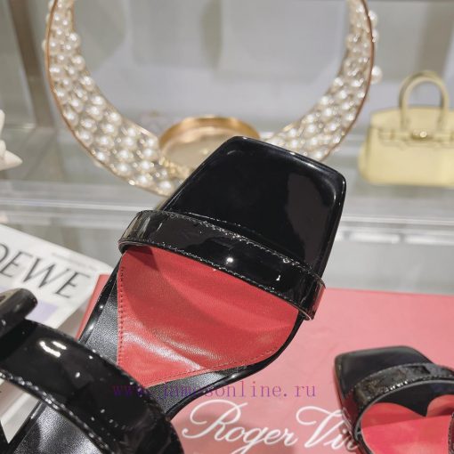 Roger Vivier's new slippers feature a single and double strap design with genuine leather sqhpvjoggx - Image 9