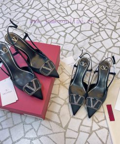 Valentino VLogo series shoes, the latest rhinestone buckle series, the most detailed and per6c3br08j