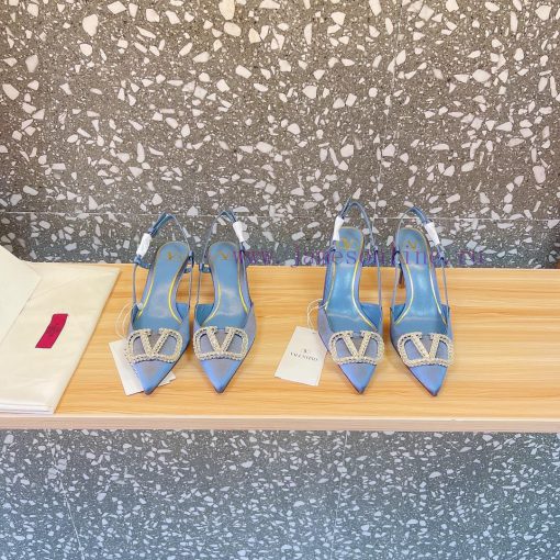 Valentino VLogo series shoes, the latest rhinestone buckle series, the most detailed and perz2fe03tn - Image 3